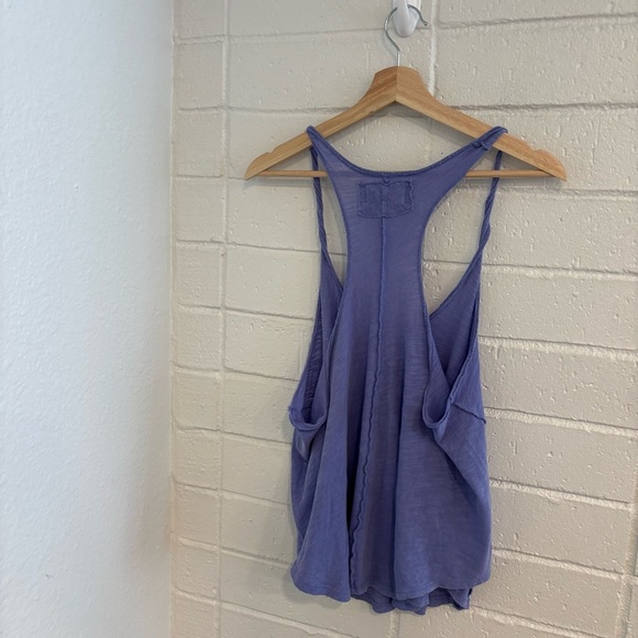 NWOT Free People lo lo tank in periwinkle - Picture 4 of 6